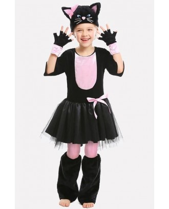 Black Cat Kids Halloween Costume
